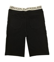 Calvin Klein Boys Logo Waistband Shorts,Black,X-Small - $19.99