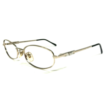 Vintage Versace Eyeglasses Frames MOD.H79 COL.10M Shiny Gold Round 52-18... - $168.08
