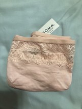 SOMA Super Soft Enchanting Lace first blush Hipster  panty XL - £9.47 GBP