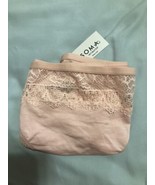 SOMA Super Soft Enchanting Lace first blush Hipster  panty XL - £9.28 GBP