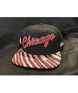Chicago Bulls Snapback Hat New Era 9Fifty 1991 Champs Zebra Brim HWC OSFM - $23.95