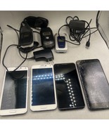 Lot of 7 Smartphones for Access - Samsung  LG Siemens ZTE  Parts &amp; Cracke - $716.07 MXN