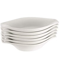 Oval Au Gratin Baking Dishes, Rarebit, Fine White Porcelain 10 Inches EX... - $32.62