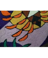 Yarn Art Panting Framed Zodiac Cancer Wood Purple Astrology  - £49.57 GBP