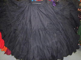 25 Yard Tribal BellyDance Gypsy ATS Skirt~Black - £72.37 GBP