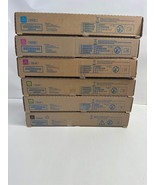 6 New Genuine Konica Bizhub C458,C558,C658 CMMYYK Toners TN514(TN514 CMY... - $5,424.98 MXN