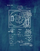Fire-alarm System Patent Print - Midnight Blue - £6.25 GBP+