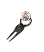 REAL MADRID FC DIVOT TOOL AND MAGNETIC GOLF BALL MARKER - £22.92 GBP