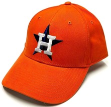 Houston Astros MLB Fan Favorite MVP Basic Orange Hat Cap Adult Men&#39;s Adjustable - £15.97 GBP