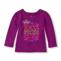 Children&#39;s Place Toddler GirlsT-Shirt Sizes 18/24 M 3T 4T 5T NWT100% Princess - £7.03 GBP