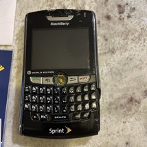 BLACKBERRY WORLD EDITION CELL PHONE (Sprint ) UNTESTED Parts Or Repair W... - $9.50