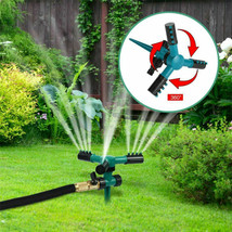 Garden Sprinkler Automatic Watering Grass Lawn 360 Degree Sprayer Irrigation Wat - £12.94 GBP+