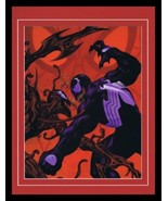 Venom vs Carnage Framed 11x14 Marvel Masterpieces Poster Display - £27.08 GBP
