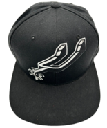 Mitchell &amp; Ness San Antonio Spurs Flat Snapback Hat - Spur logo under bi... - $36.70
