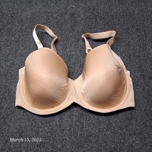 Paramour by Felina Bra Women Size 36 DD Beige Marvelous Seamless Side Smoothing - $18.49