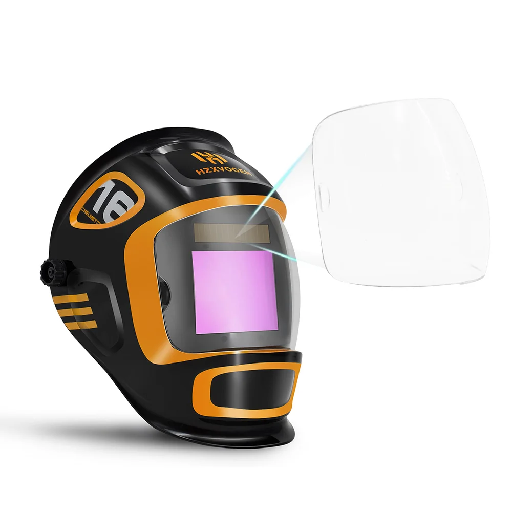 Welding Helmet Lens Cover Transparent Protective Plate Round Corner Welding Mask - £45.67 GBP