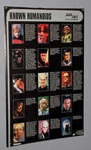 1995 Star Trek The Next Generation TNG 35 by 23 inch Humanoids tv series poster - £23.87 GBP