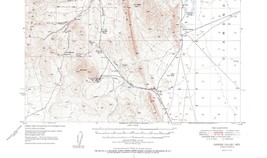 Garden Valley Quadrangle Nevada 1951 Topo Map Vintage USGS 15 Minute Top... - $16.89