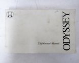 2003 Honda Odyssey Van Owner&#39;s Manual Original [Paperback] Honda - £22.21 GBP