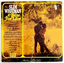 Slim Whitman A Time For Love Vinyl Record 1960s 33 12&quot; Country Pop Guitar VRG4 - $19.99