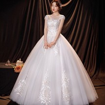 Wedding Dresses for Women Plus Size  Vintage Wedding Dress Ball Gowns  Up Dress  - £129.33 GBP