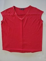White House Black Market Womens Shirt Red  Sleeves Size XS - $9.41