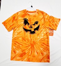 XL- (14-16) Wonder Nation Orange Halloween Jack-O- Lantern Pumpkin Face T-Shirt - £5.14 GBP