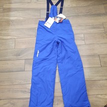 Vintage New Ellesse Winter Ski Snow Board Bibs Overalls Pants suspenders blue - £55.15 GBP
