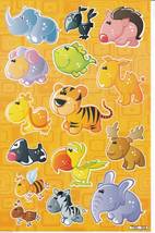 Tiger Elephant Animal Kindergarten Sticker Decal Size 27x18cm/10x7inch D243 - $3.49