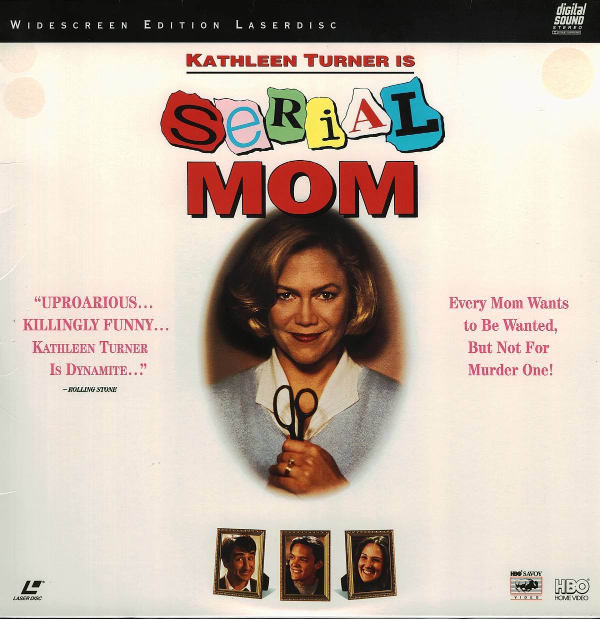 SERIAL MOM LTBX  KATHLEEN TURNER  LASERDISC  RARE Item image 2