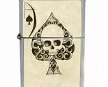 Ace Of Spades Rs1 Flip Top Dual Torch Lighter Wind Resistant - £13.25 GBP