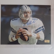  TROY AIKMAN Dallas Cowboys Autographed Rare Signed 10x8 Photo  COA - $92.33