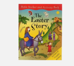 The Easter Story Bible Sticker and Activity Book By Kathryn Jewitt - - $2.99