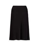 Time and Tru Women&#39;s Midi Slip Skirt, Black Size L(12-14) - $343.37 MXN