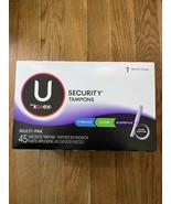 U by Kotex Security Tampons Multi-Pak 10 Regular, 15 Super, 20 Super Plus - $98.99