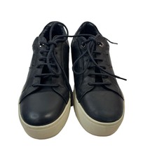 Carmela Size 37 6 Sneaker Love For Leather Black Slip On Lace Up Platfor... - £22.53 GBP