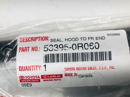OEM 53395-0R060 2016 2017 2018 TOYOTA RAV4 FRONT BUMPER GRILLE SEAL GENUINE - $50.00