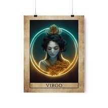 Virgo Zodiac Poster ~ Star Sign Poster, Virgo Birthday Gift, Astrology Wall Art, - $20.00