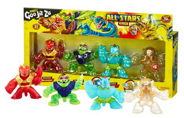 Heroes of Goo Jit Zu All Stars Pack: Blazagon, Rock Jaw, Tyro, Smashadon NIB - £18.28 GBP