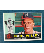 1960 TOPPS BASEBALL CARD CARL WILLEY #107 (NM) - $110.70 MXN