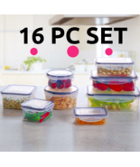 MTR 16-Piece BPA-Free Airtight Food Storage Container Set – Stackable, L... - $294.15 MXN