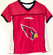 NFL flag football Arizona Cardinals Reversible Jersey Red White Youth si... - $9.89