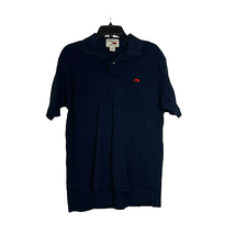 Perlis Polo Shirt Size Small Navy Blue Knit Pullover Golf Peruvian Cotto... - £14.12 GBP