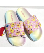 Pokemon Soccer Slides for Girls Size Summer Sandals Pikachu Flowers Size 5 - £13.50 GBP