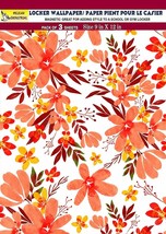 Magnetic School Locker Wallpaper (Full Sheet Magnetic) - Flowers - vr22 - £19.69 GBP