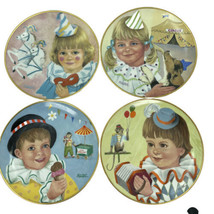 Little Clowns Set of 4 Kaiser Collector Plates Trester Sweet Treats The Red Mask - £46.00 GBP