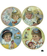 Little Clowns Set of 4 Kaiser Collector Plates Trester Sweet Treats The ... - $79.39 CAD
