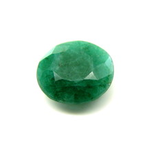 3.8Ct Natural Brasileño Esmeralda Verde ( Panna ) Corte Ovalado Piedra Preciosa - £14.24 GBP