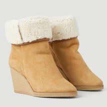 Isabel Marant Totam Shearling Wedge Boots Size 40 - £351.04 GBP