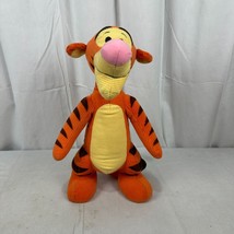 Disney Store Exclusive Tigger Plush Toy Orange &amp; Yellow Corduroy 16&quot; Authentic - $18.50